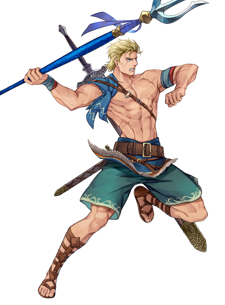 Blade on Leave Ogma, Battle Art from Fire Emblem Heroes