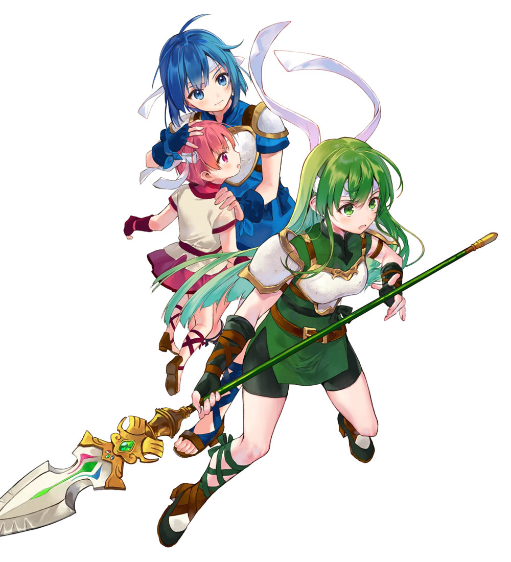 Sisterly Trio Palla, Battle Art from Fire Emblem Heroes