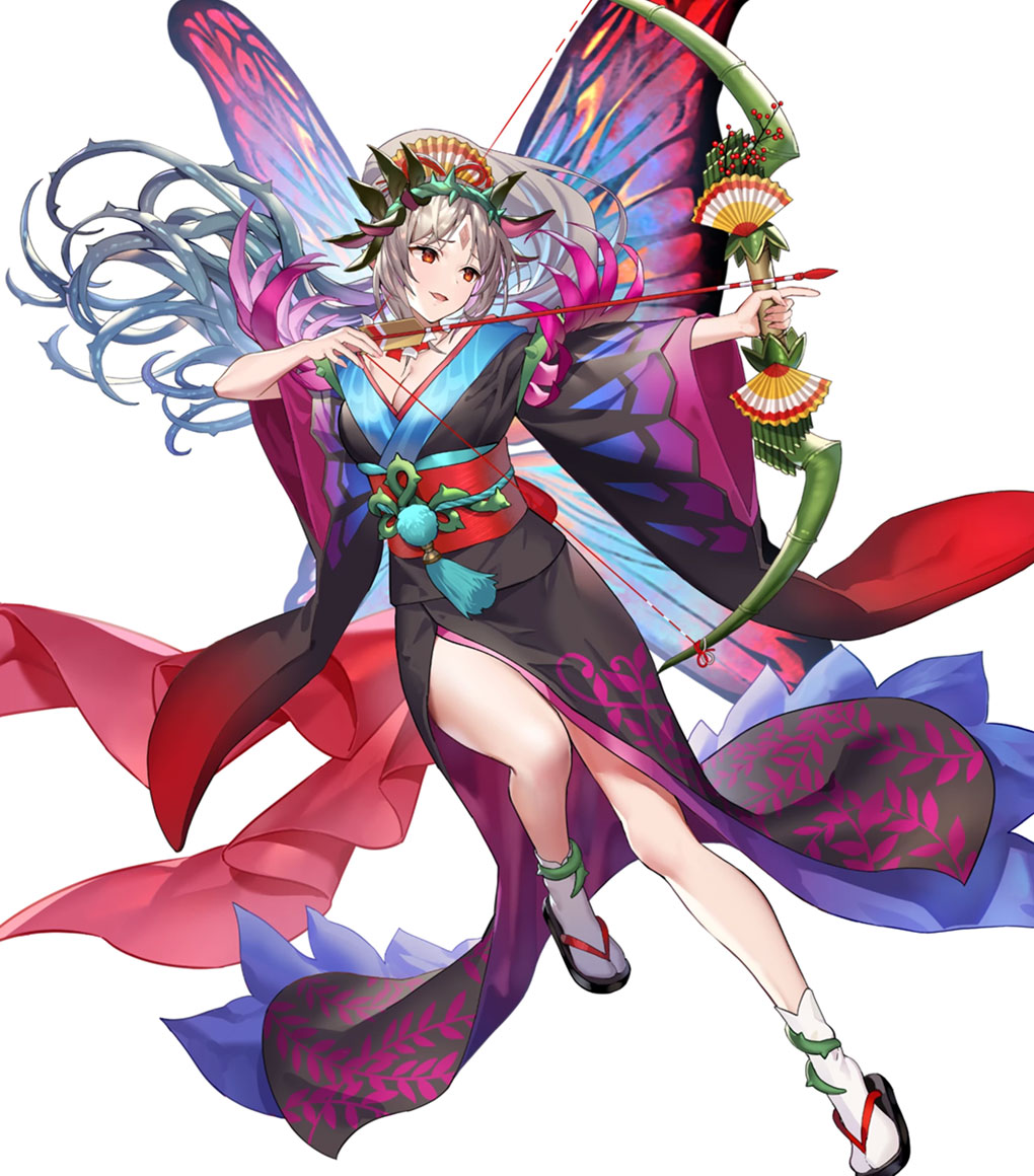 Temptation Anew Plumeria, Battle Art from Fire Emblem Heroes