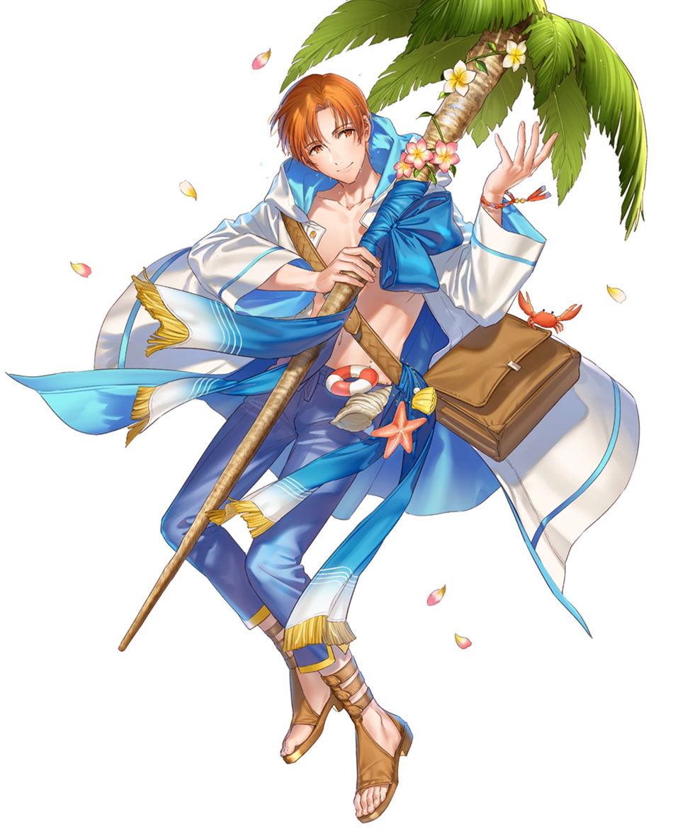 Gentle Basker Rhys, Battle Art from Fire Emblem Heroes