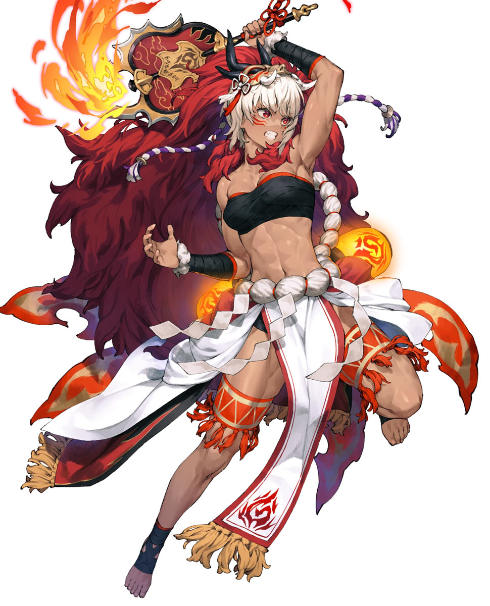 Consuming Flame Rinkah, Battle Art from Fire Emblem Heroes