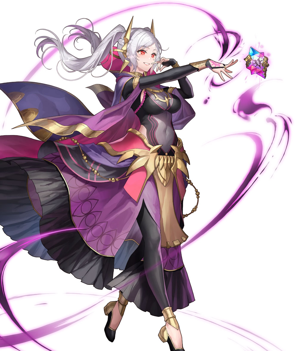 Fell Tactician Robin, Battle Art from Fire Emblem Heroes