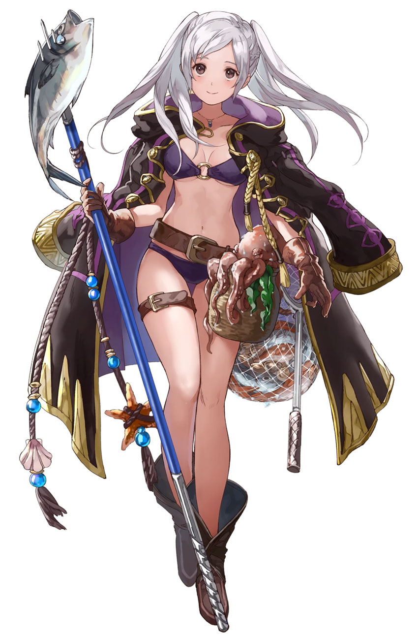 Seaside Tactician Robin Art from Fire Emblem Heroes