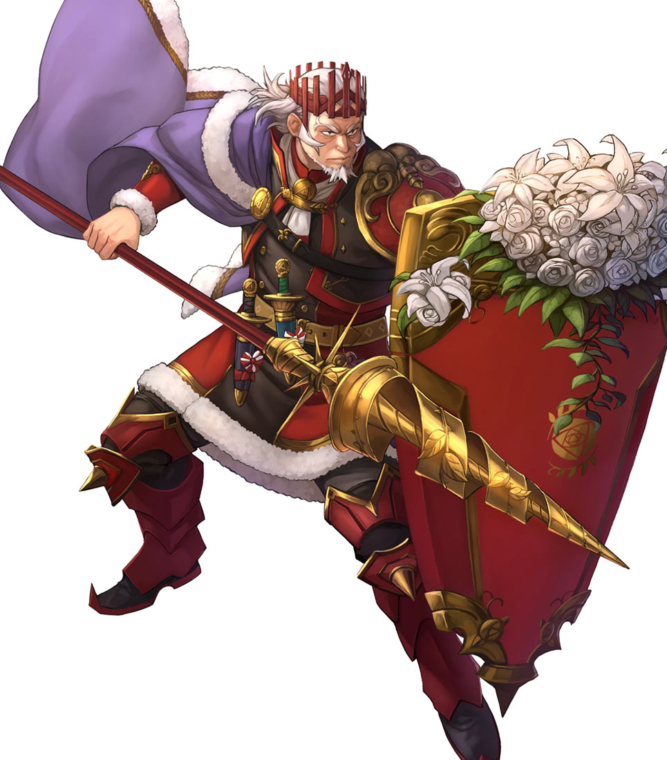 Emperor of Rigel Rudolf, Battle Art from Fire Emblem Heroes