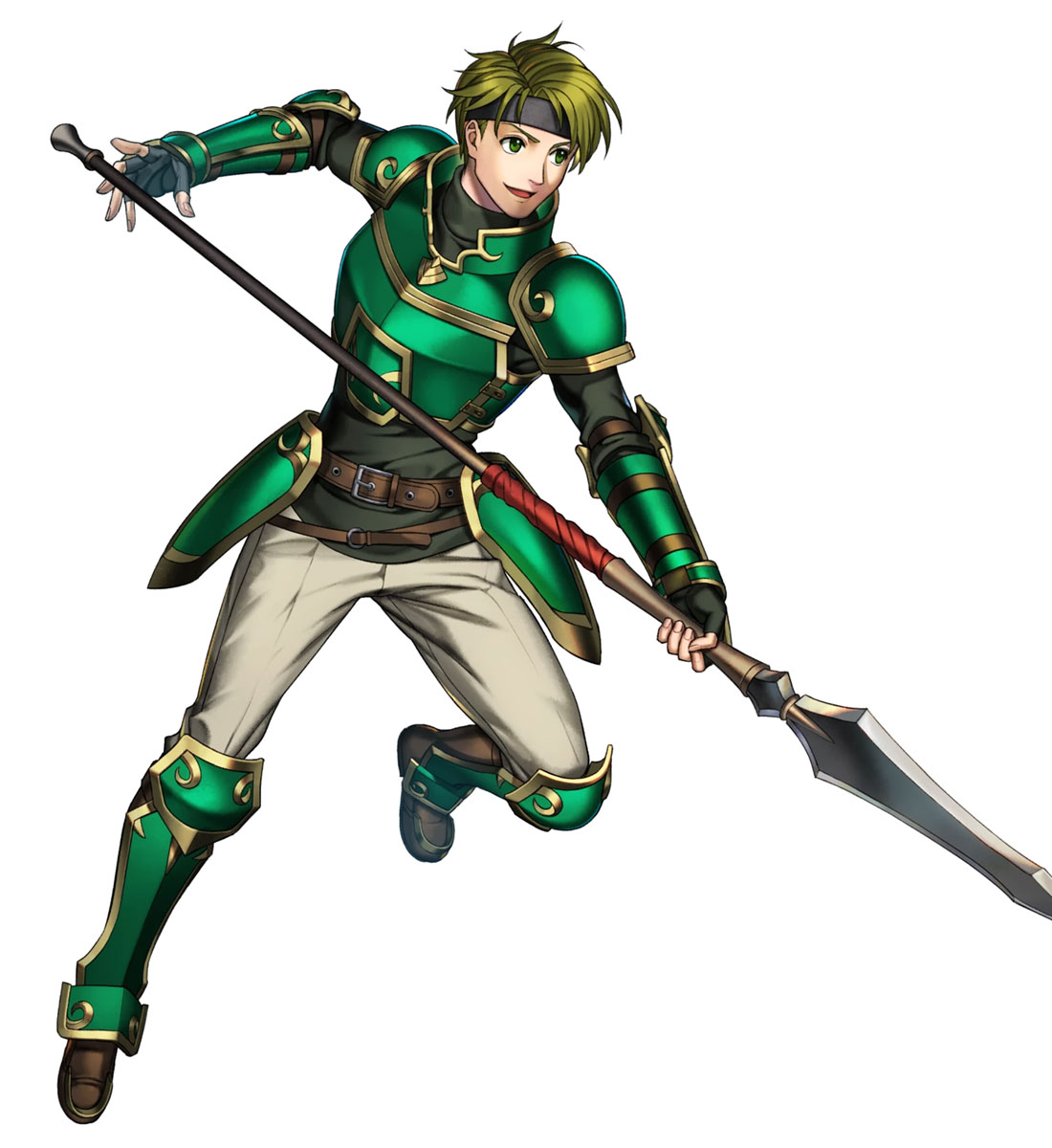 Sain, Battle Art from Fire Emblem Heroes