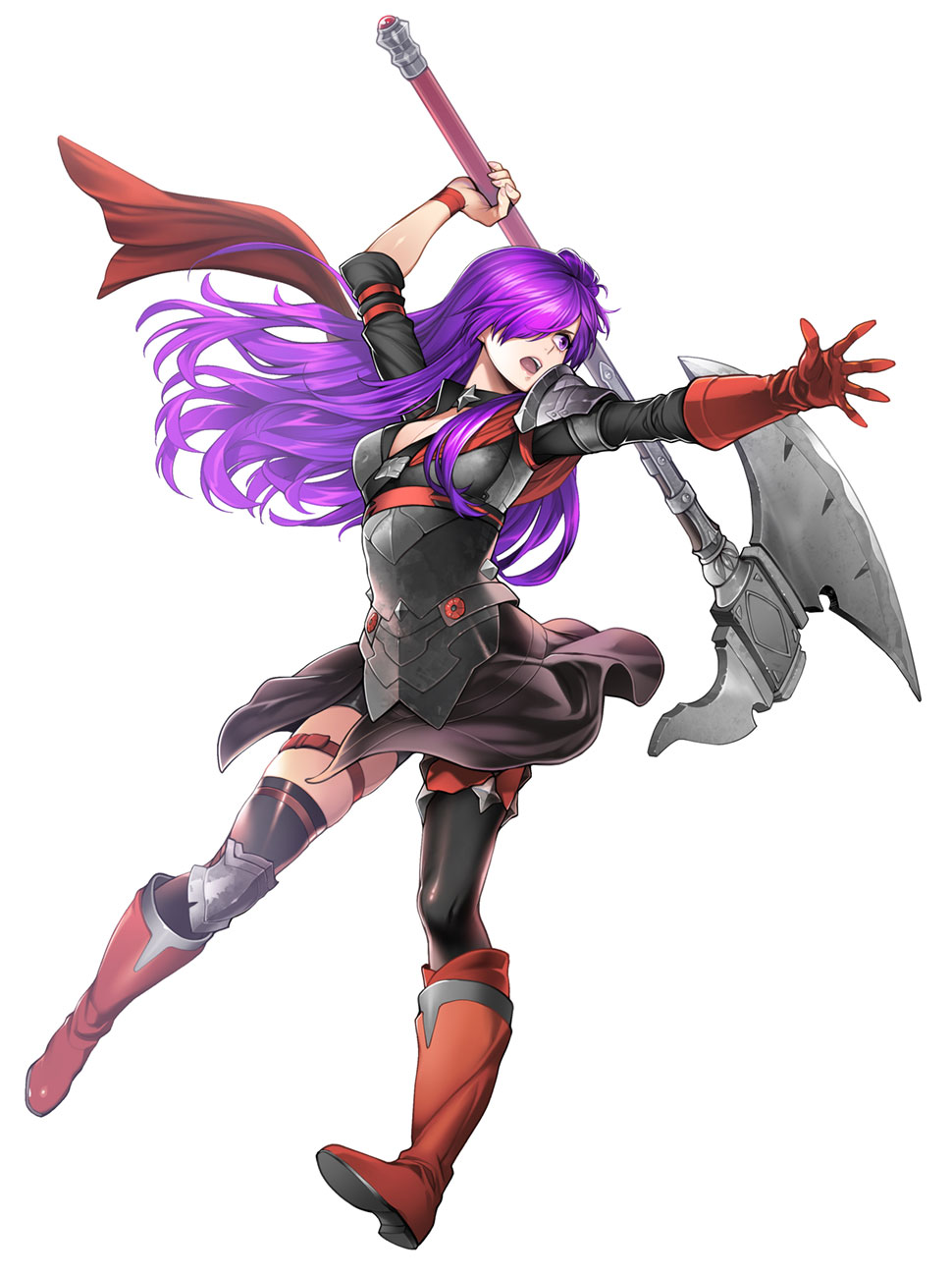 Keen Mercenary Shez, Battle Art from Fire Emblem Heroes