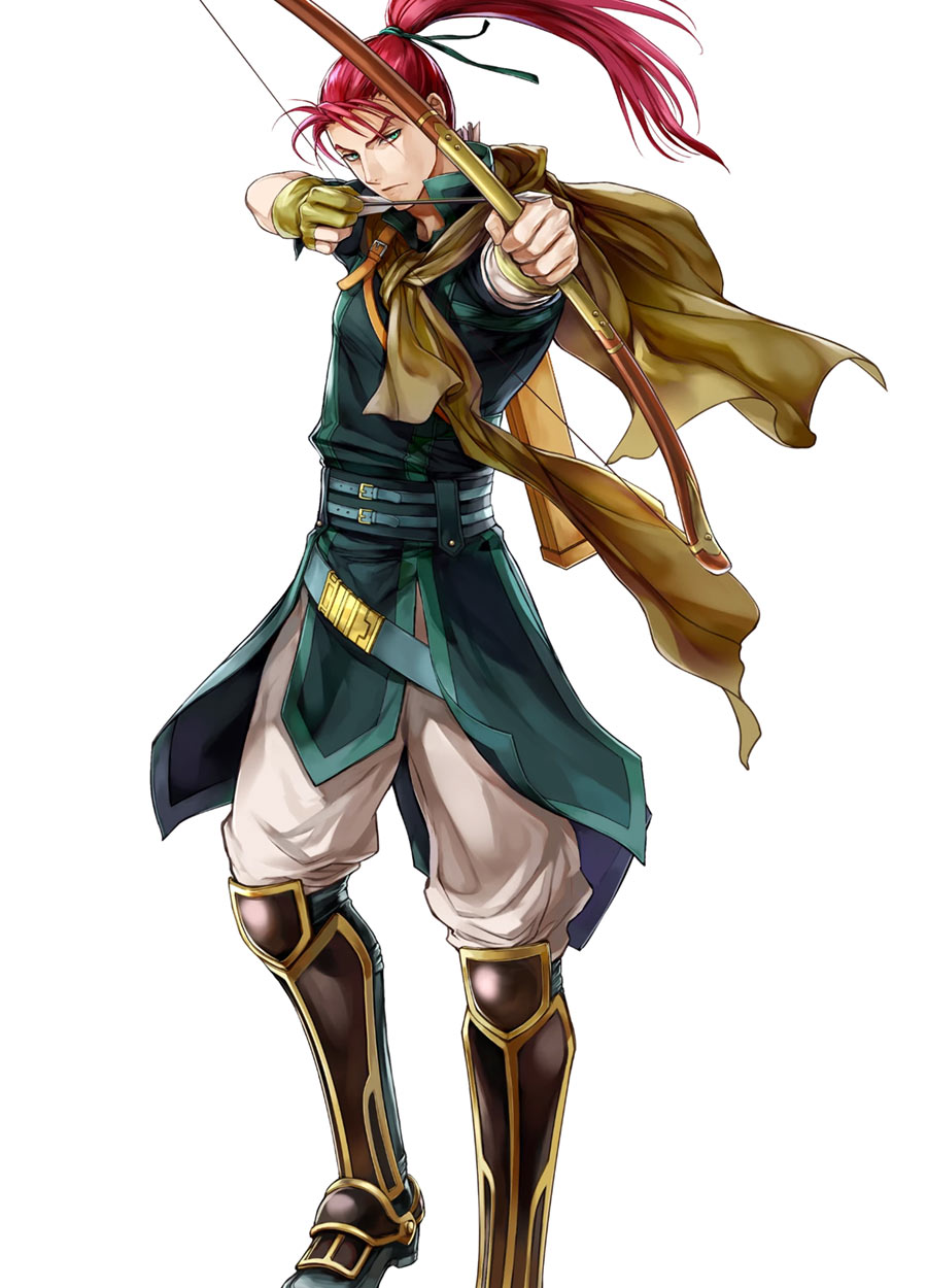 Shinon, Battle Art from Fire Emblem Heroes