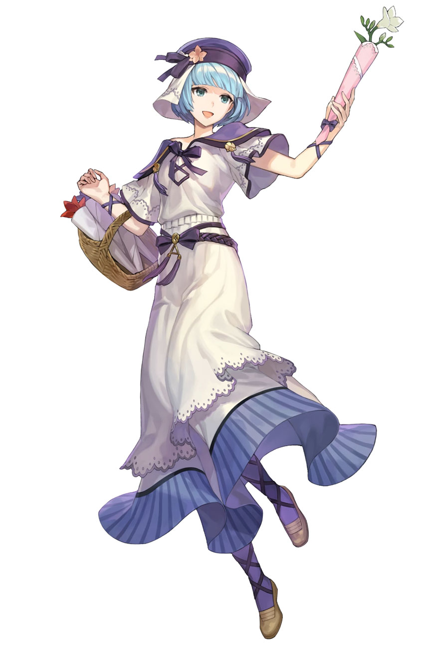 Selfless Cleric Silque, Battle Art from Fire Emblem Heroes