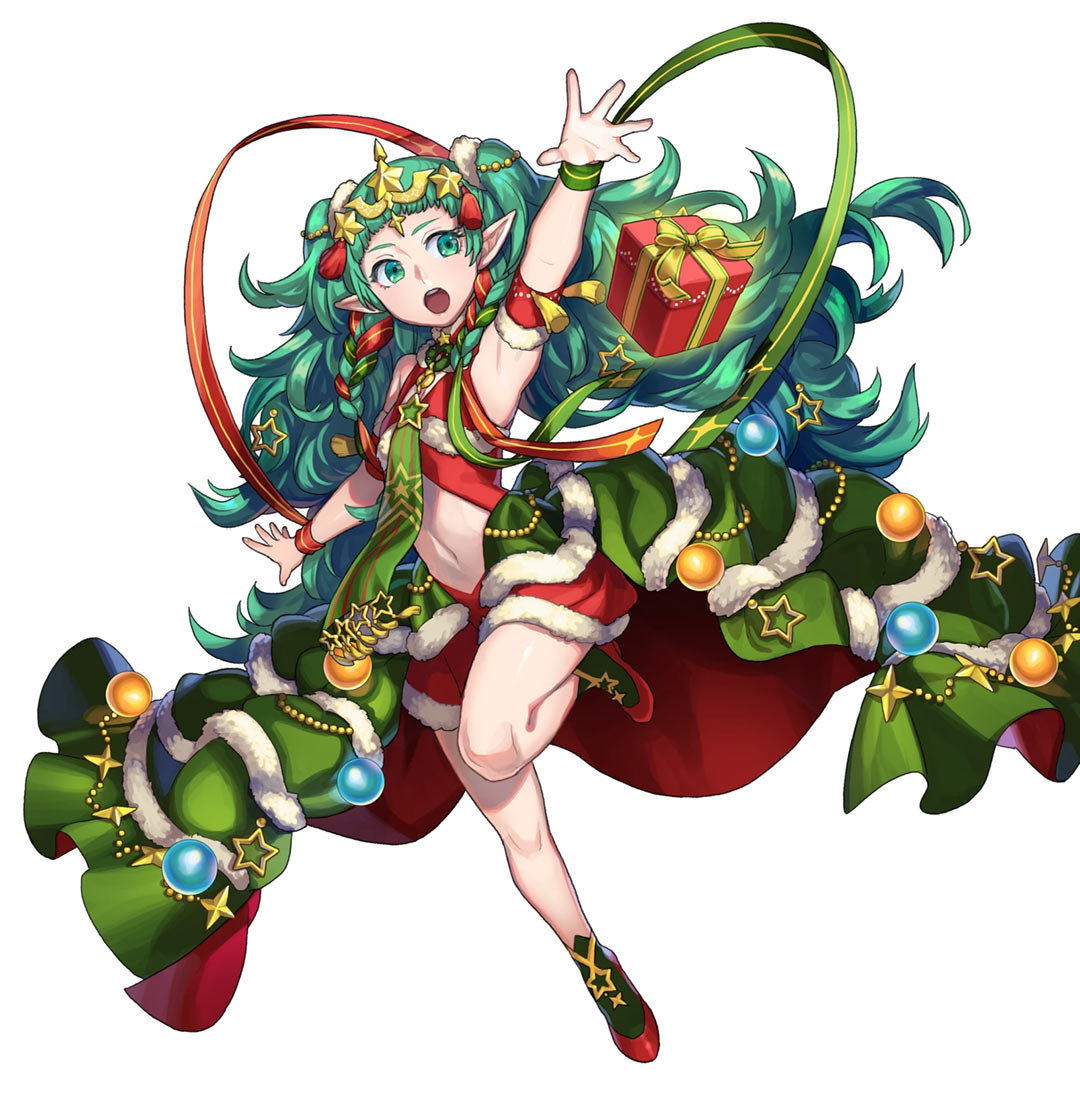 Silver Scepter Sothis, Battle Art from Fire Emblem Heroes