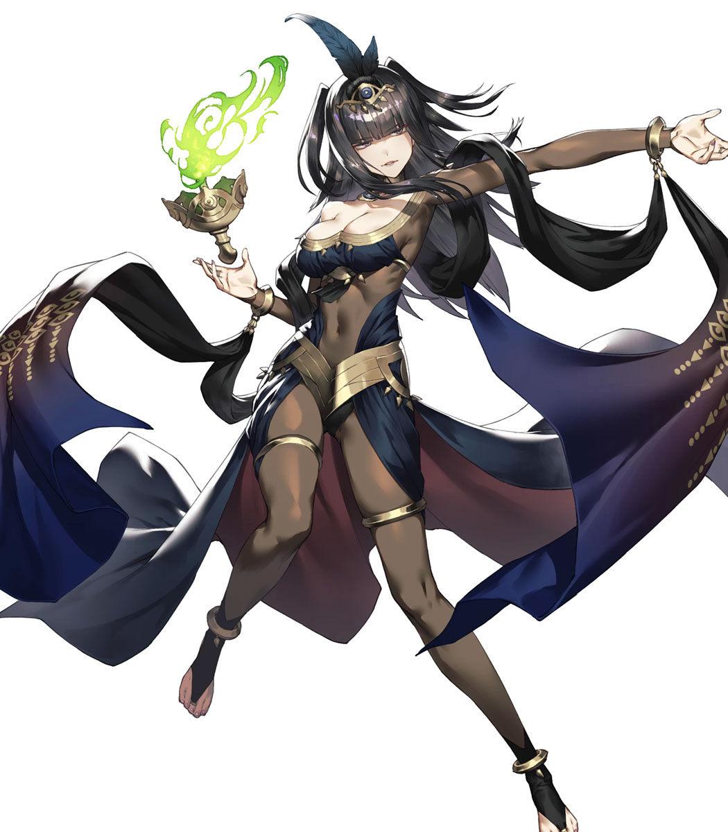 Florid Charmer Tharja, Battle Art from Fire Emblem Heroes