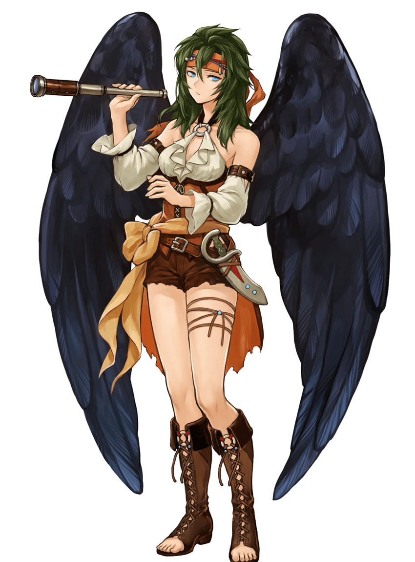 Sea-Dark Wing Vika Art from Fire Emblem Heroes