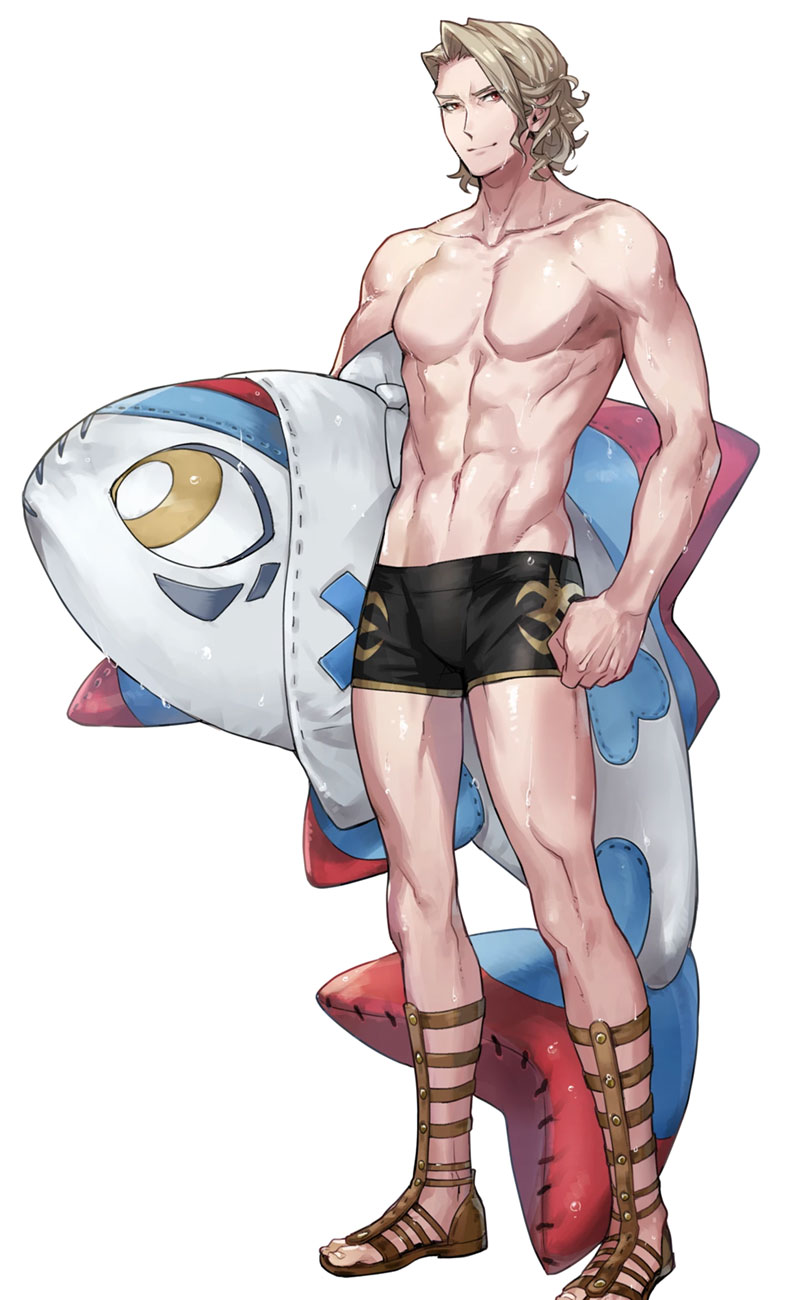 Student Swimmer Xander Art from Fire Emblem Heroes