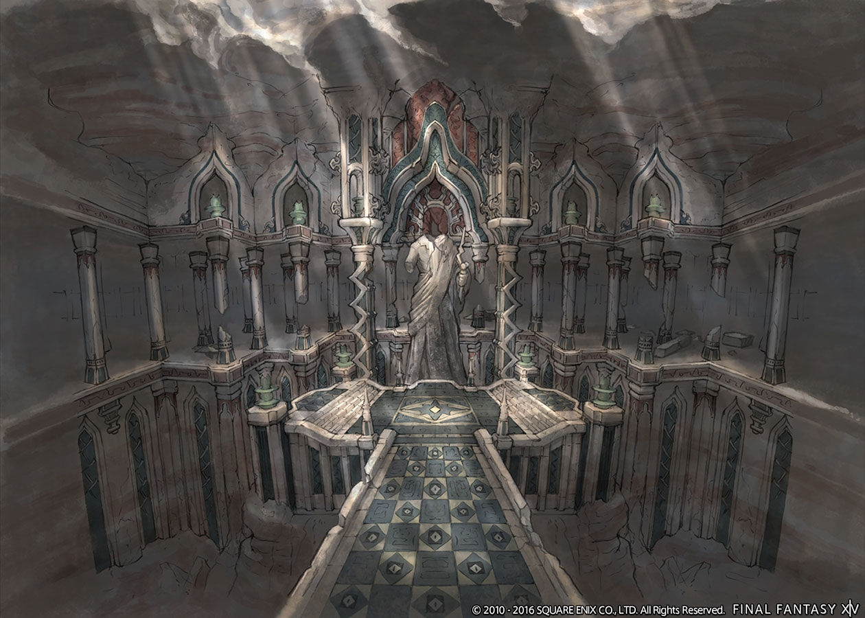Ala Mhigan Chamber Art from Final Fantasy XIV: Stormblood