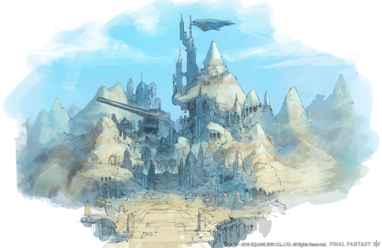 Ala Mhigan Concept Art from Final Fantasy XIV: Stormblood