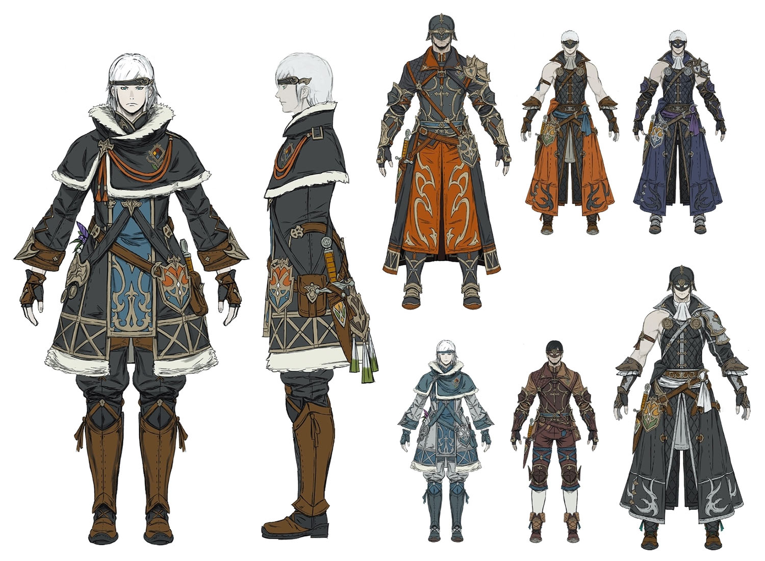Alliance Attire Art from Final Fantasy XIV: Stormblood