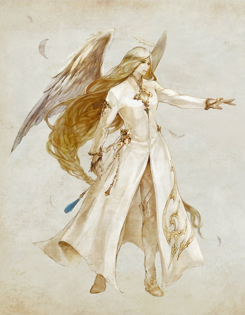 Angelic Attire Art from Final Fantasy XIV: Stormblood