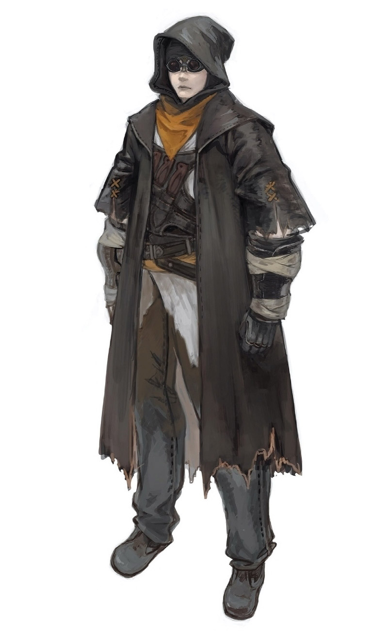 Ascian Hunter Concept Art from Final Fantasy XIV: Stormblood