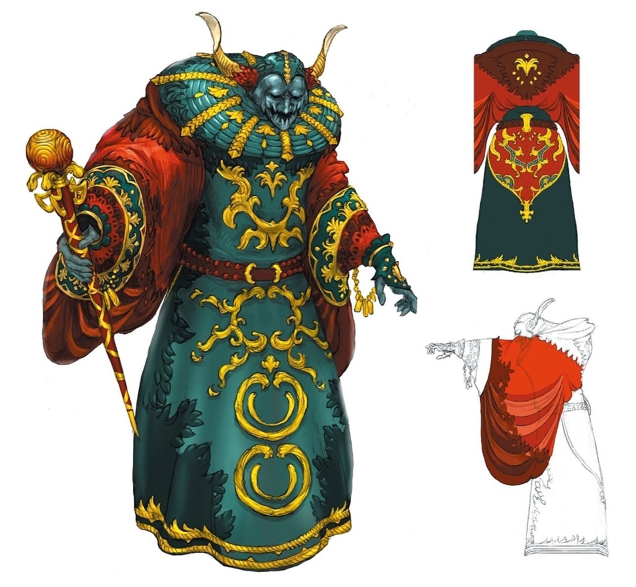 Azulmagia Concept Art from Final Fantasy XIV: Stormblood