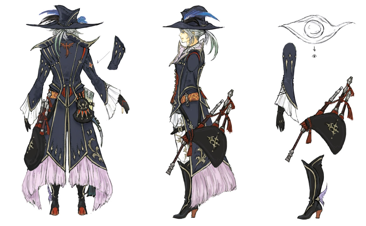 Bard Backside Art from Final Fantasy XIV: Stormblood