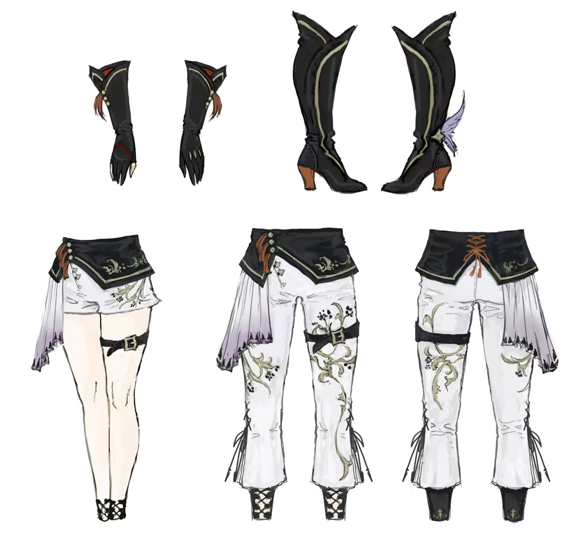 Bard Leggings Art from Final Fantasy XIV: Stormblood
