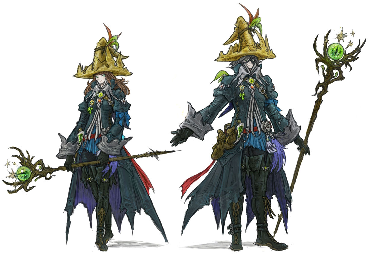 Black Mage Art from Final Fantasy XIV: Stormblood