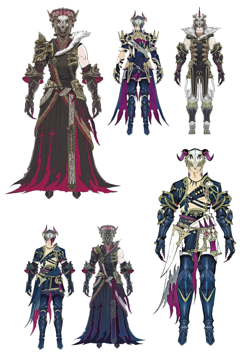Bonewicca Attire Artwork from Final Fantasy XIV: Stormblood