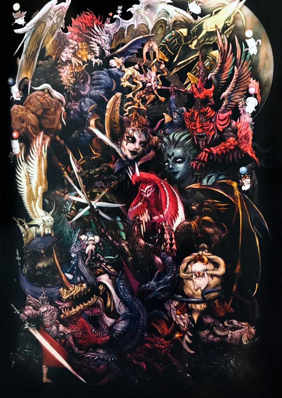 Bosses Art from Final Fantasy XIV: Stormblood