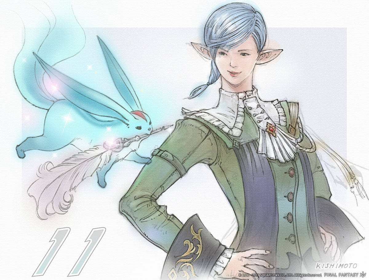 Countdown 11 Art from Final Fantasy XIV: Stormblood