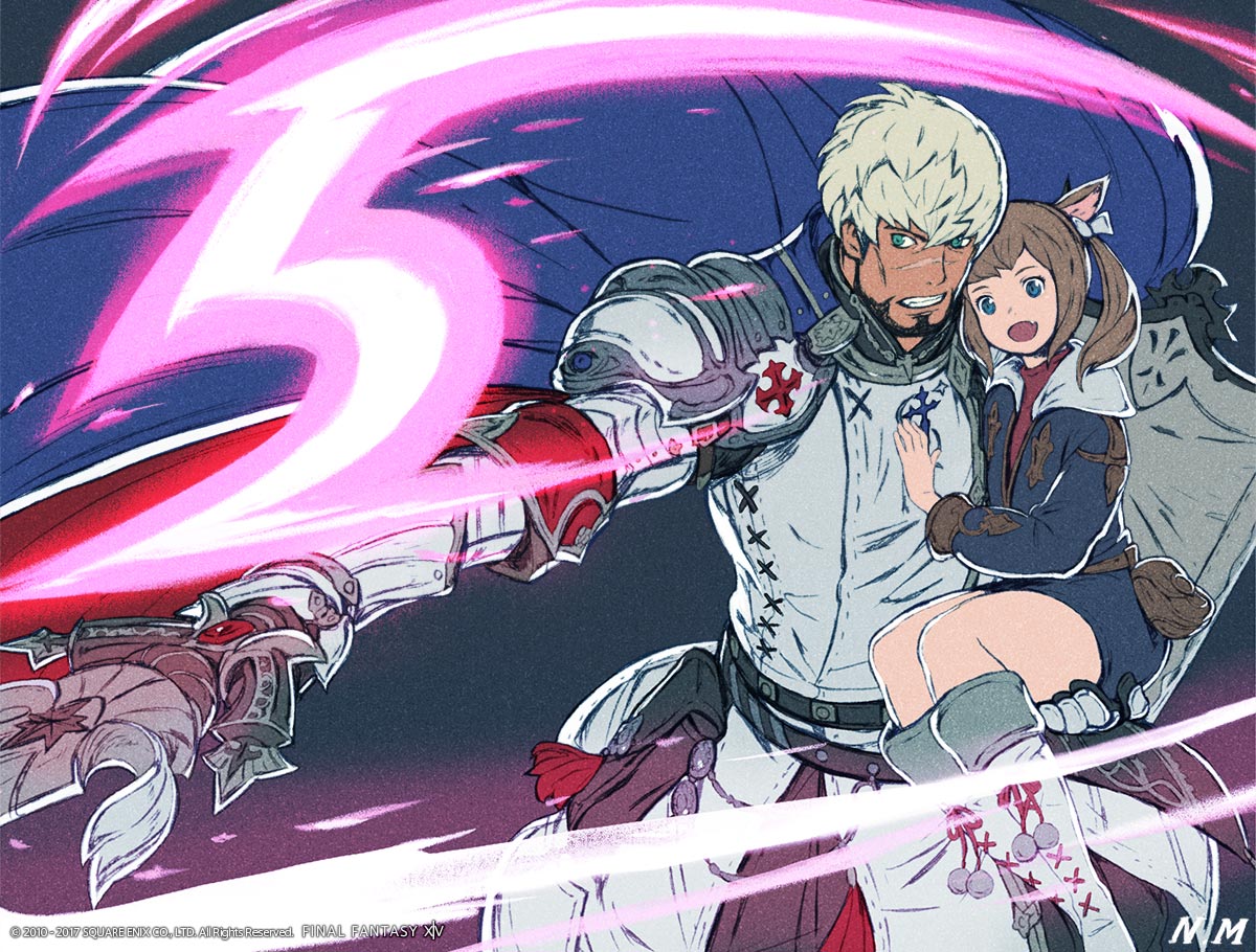 Countdown 5 Art from Final Fantasy XIV: Stormblood