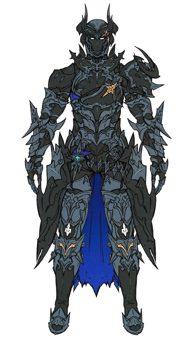 Dark Knight & Abyss Armor Art from Final Fantasy XIV: Stormblood