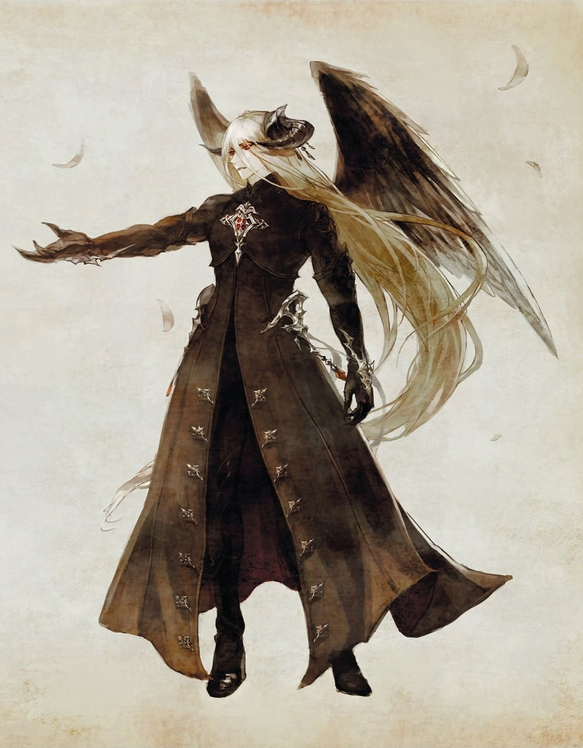 Demonic Attire Art from Final Fantasy XIV: Stormblood