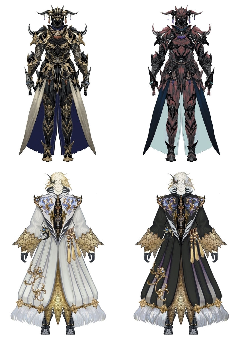 Elemental Attire Artwork from Final Fantasy XIV: Stormblood