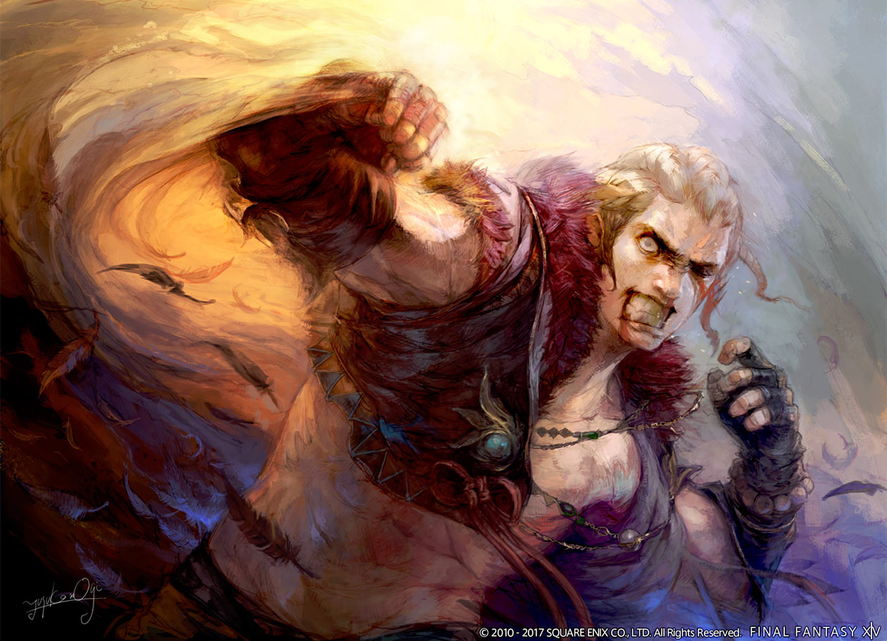 Fan Fest 2017 Monk Art from Final Fantasy XIV: Stormblood