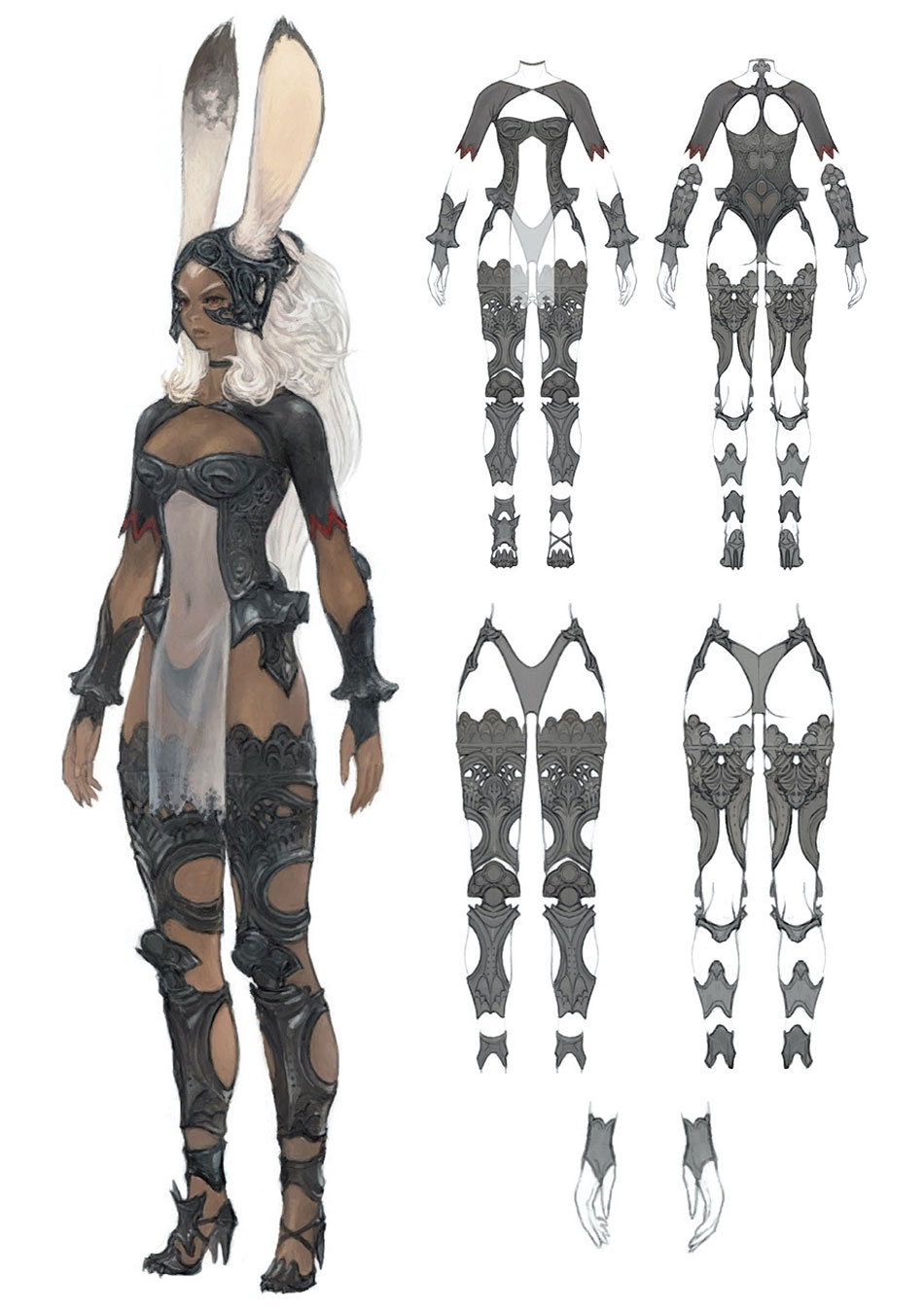 Fran Concept Art from Final Fantasy XIV: Stormblood
