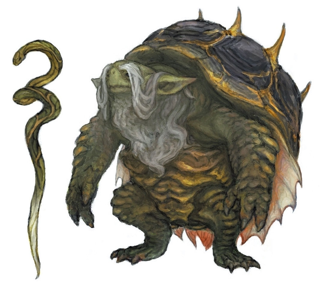 Genbu Concept Art from Final Fantasy XIV: Stormblood