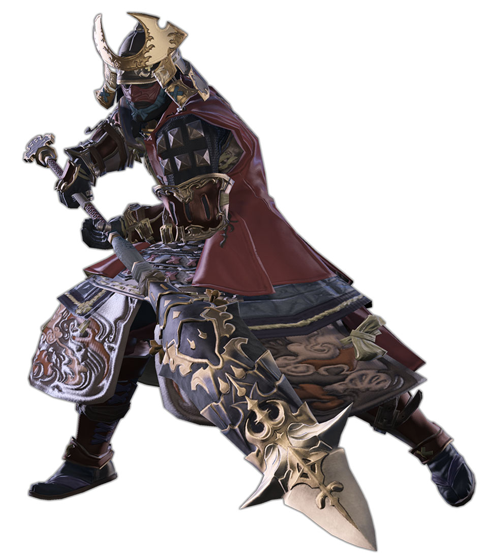 Dragoon Genji Armor Art from Final Fantasy XIV: Stormblood