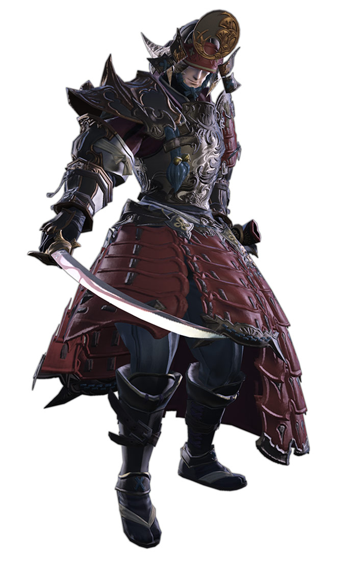 Samurai Genji Armor Art from Final Fantasy XIV: Stormblood
