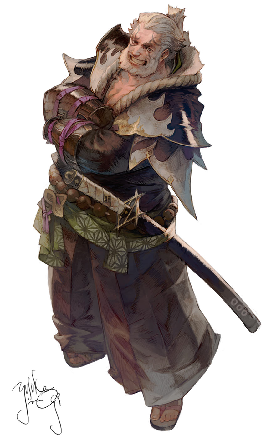 Gosetsu Art from Final Fantasy XIV: Stormblood