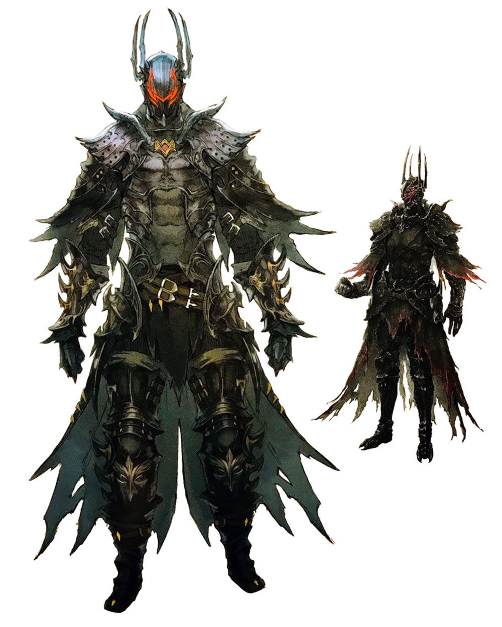 Hellhound Armor Art from Final Fantasy XIV: Stormblood