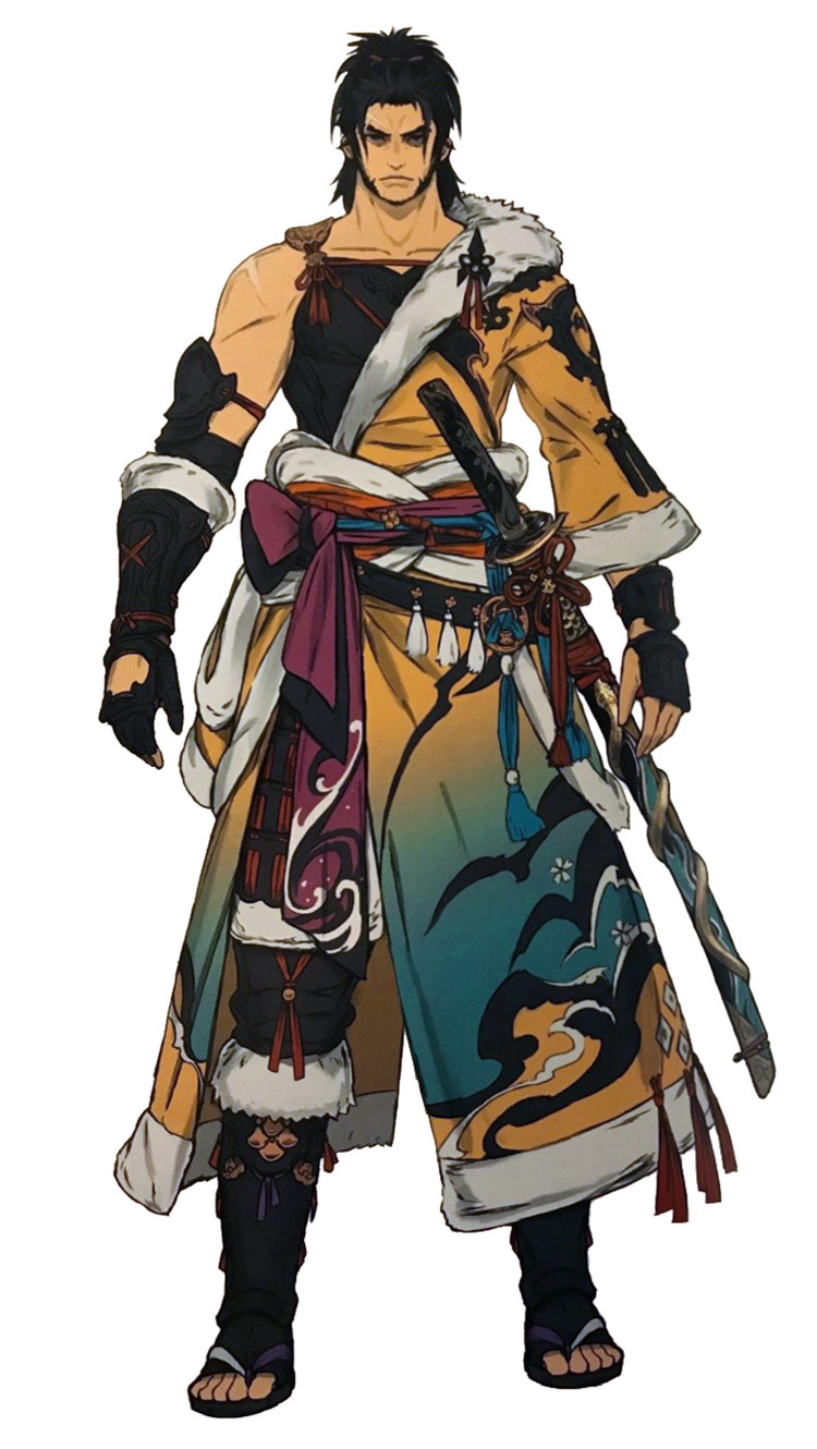 Hien Concept Art from Final Fantasy XIV: Stormblood