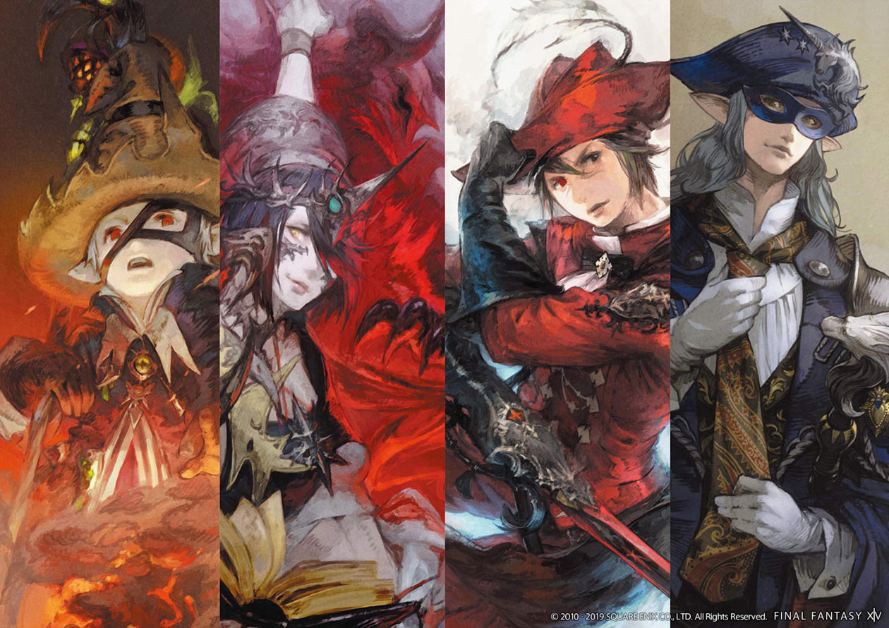 Job Portraits Art from Final Fantasy XIV: Stormblood