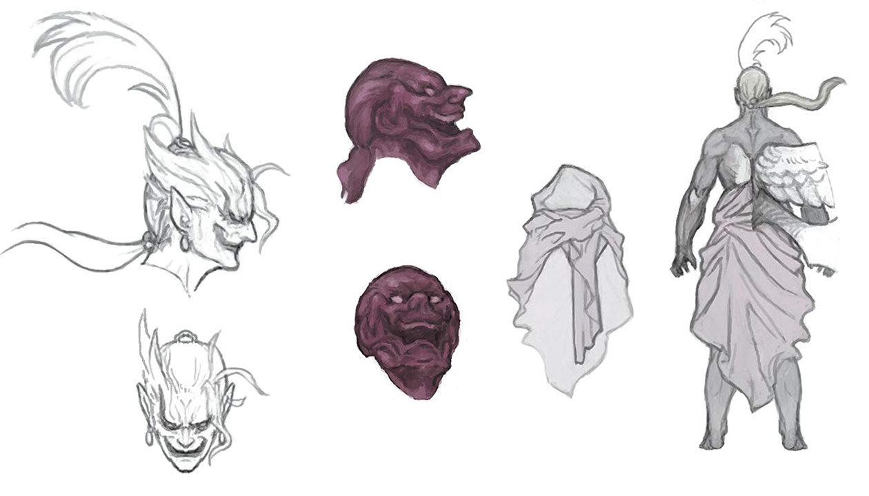 Kefka Concept Artwork from Final Fantasy XIV: Stormblood