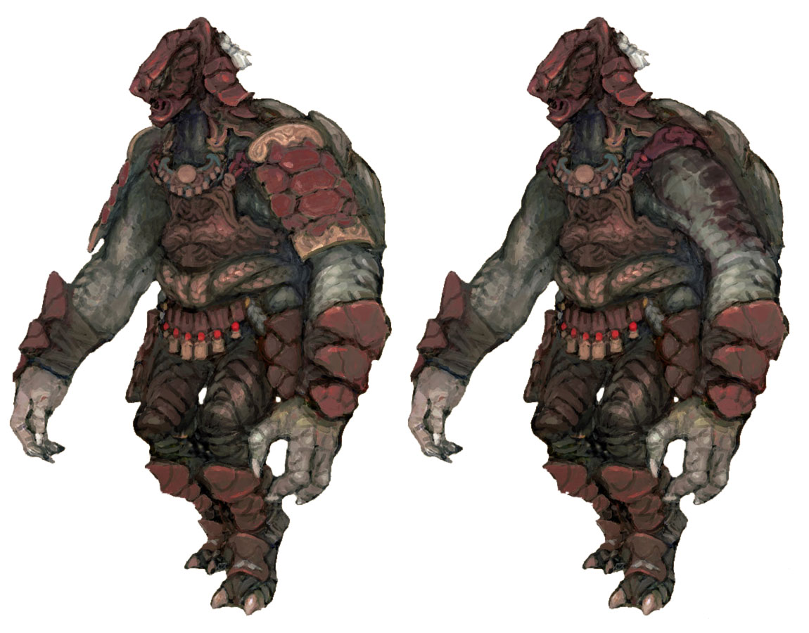 Kojin Concept Art from Final Fantasy XIV: Stormblood