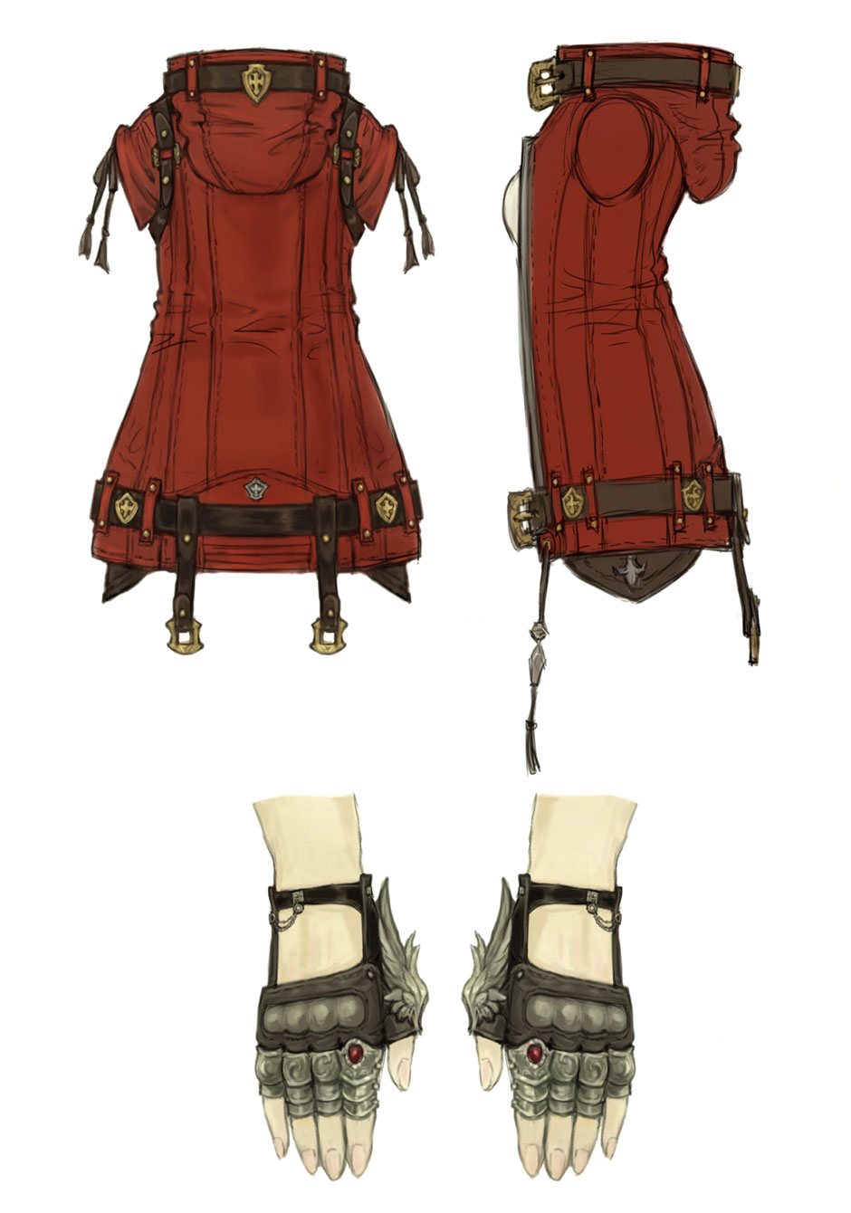 Lyse's Jacket Art from Final Fantasy XIV: Stormblood
