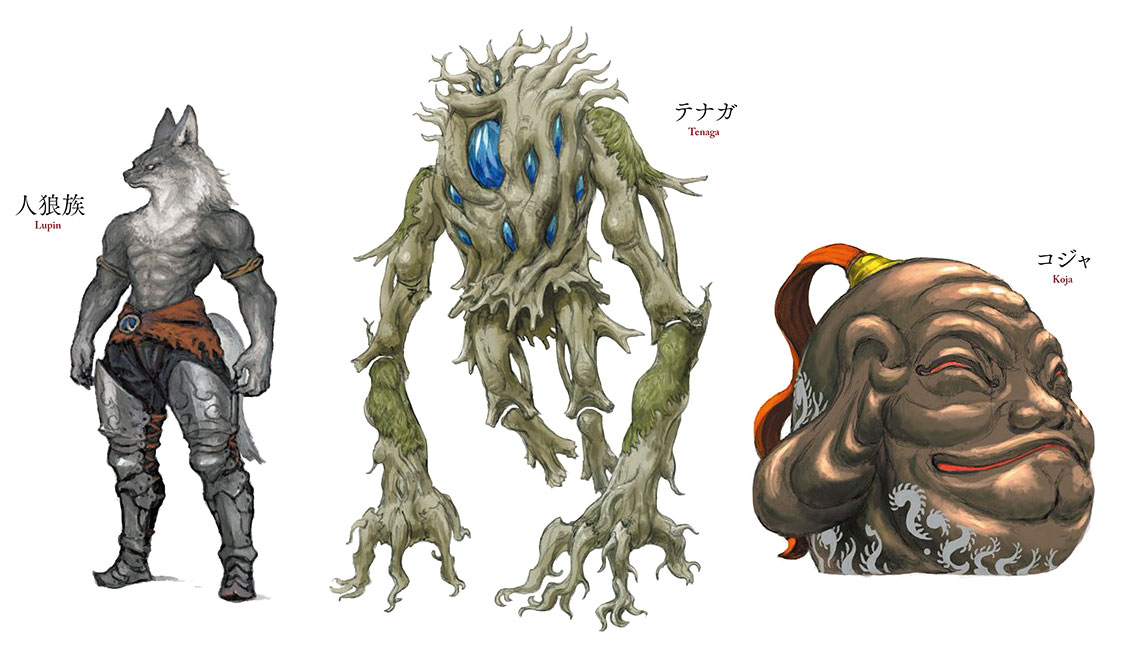 Monsters Art from Final Fantasy XIV: Stormblood