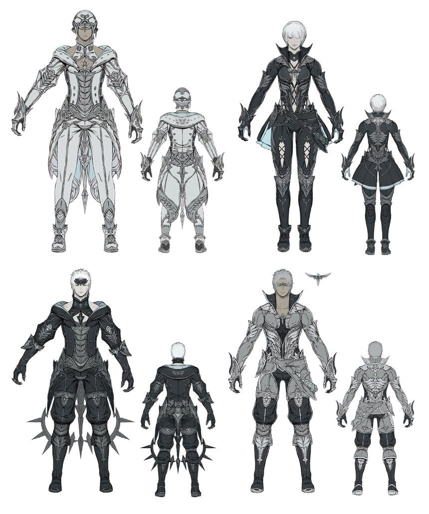 Omega Attire Artwork from Final Fantasy XIV: Stormblood