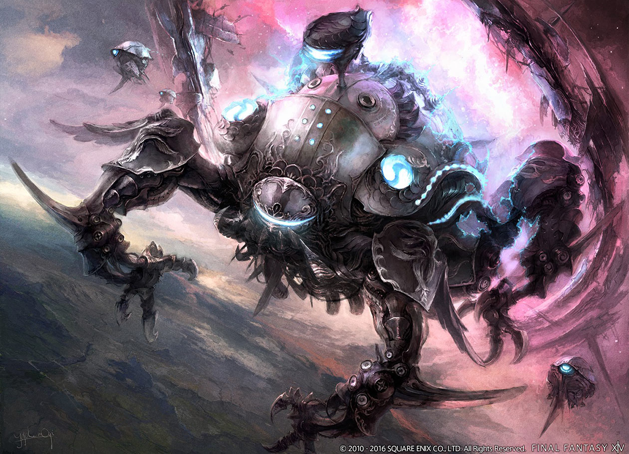 Omega Art from Final Fantasy XIV: Stormblood