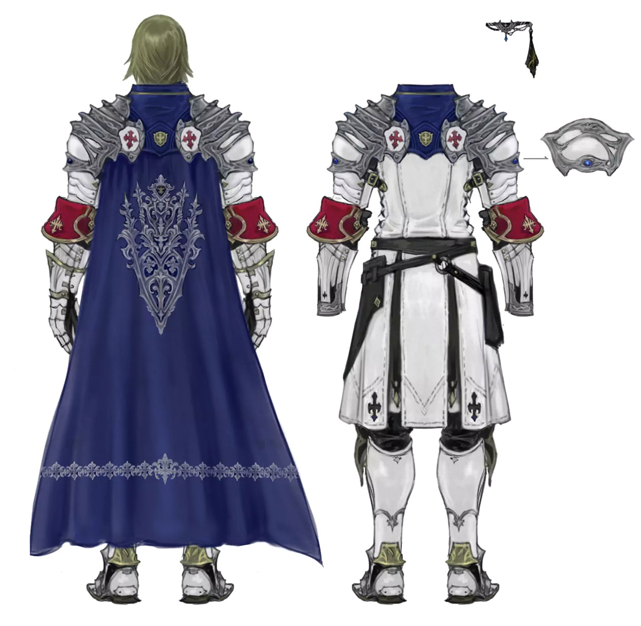 Paladin Backside Art from Final Fantasy XIV: Stormblood