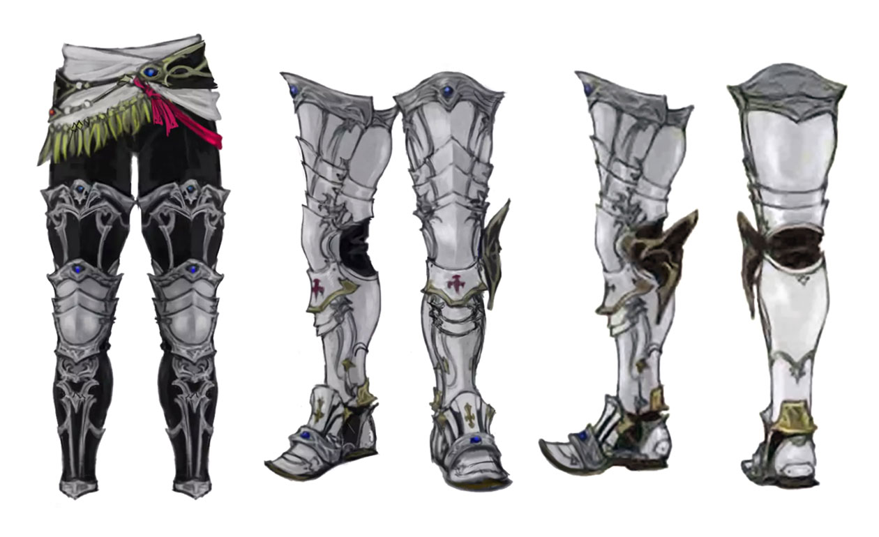 Paladin Leggings Art from Final Fantasy XIV: Stormblood