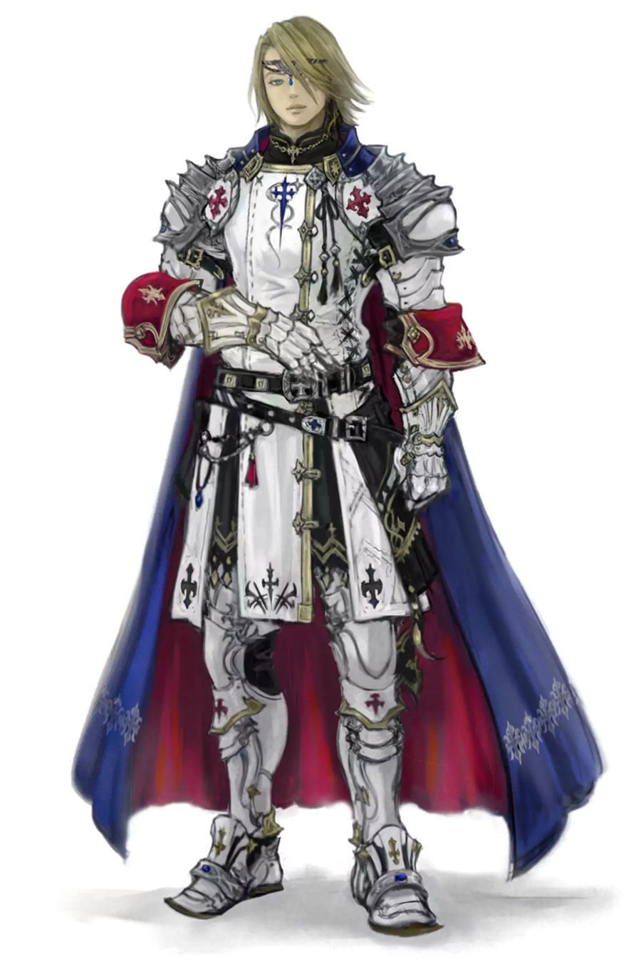 Paladin & Chivalrous Armor Art from Final Fantasy XIV: Stormblood